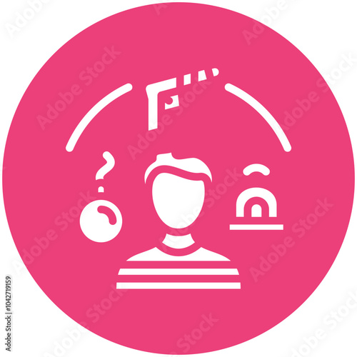 Criminal Lifestyle vector icon illustration of Lifestyles iconset.