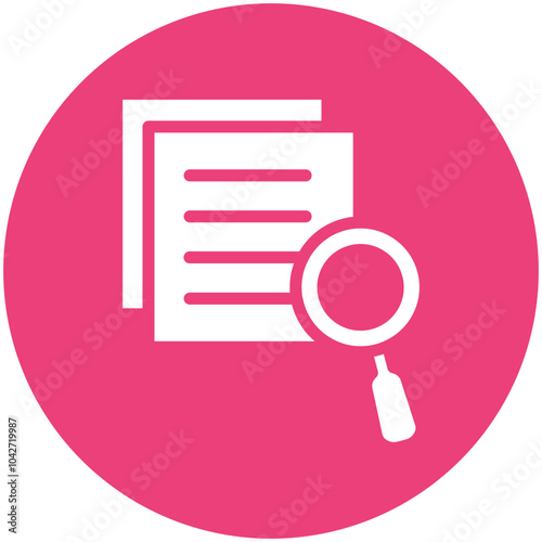 Review vector icon illustration of Literature iconset.