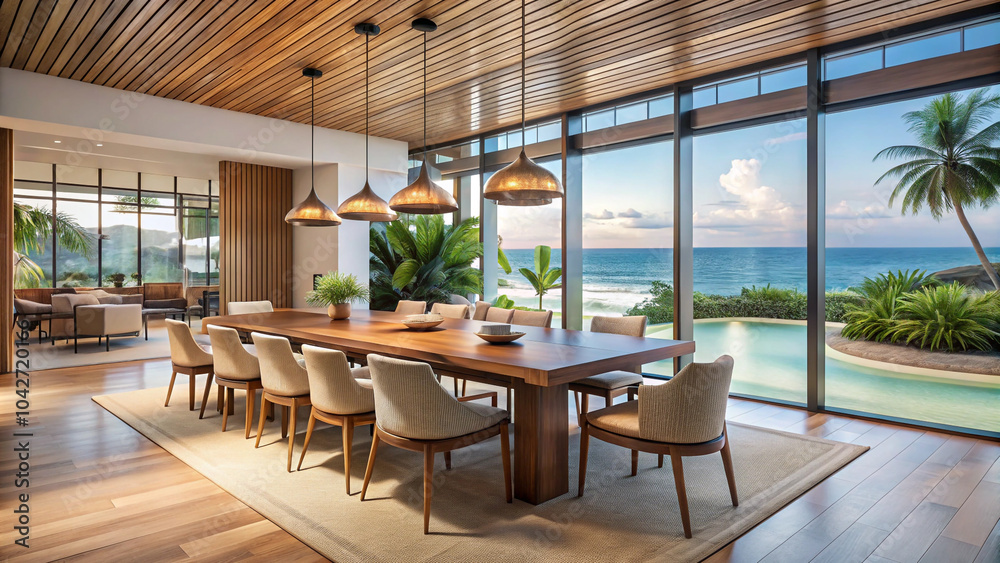 Fototapeta premium interior of restaurant