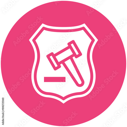 Civil Rights vector icon illustration of Protesting and Civil Disobedience iconset.