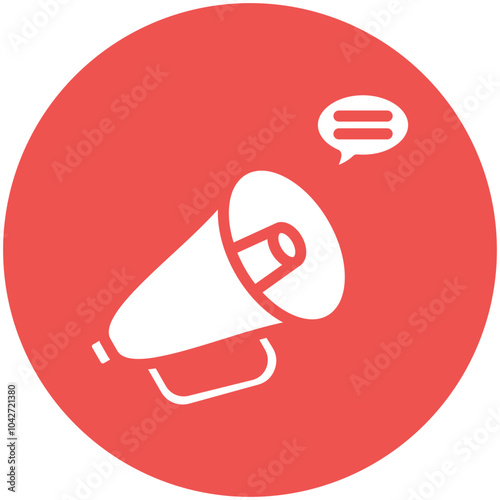 Campaign vector icon illustration of Protesting and Civil Disobedience iconset.