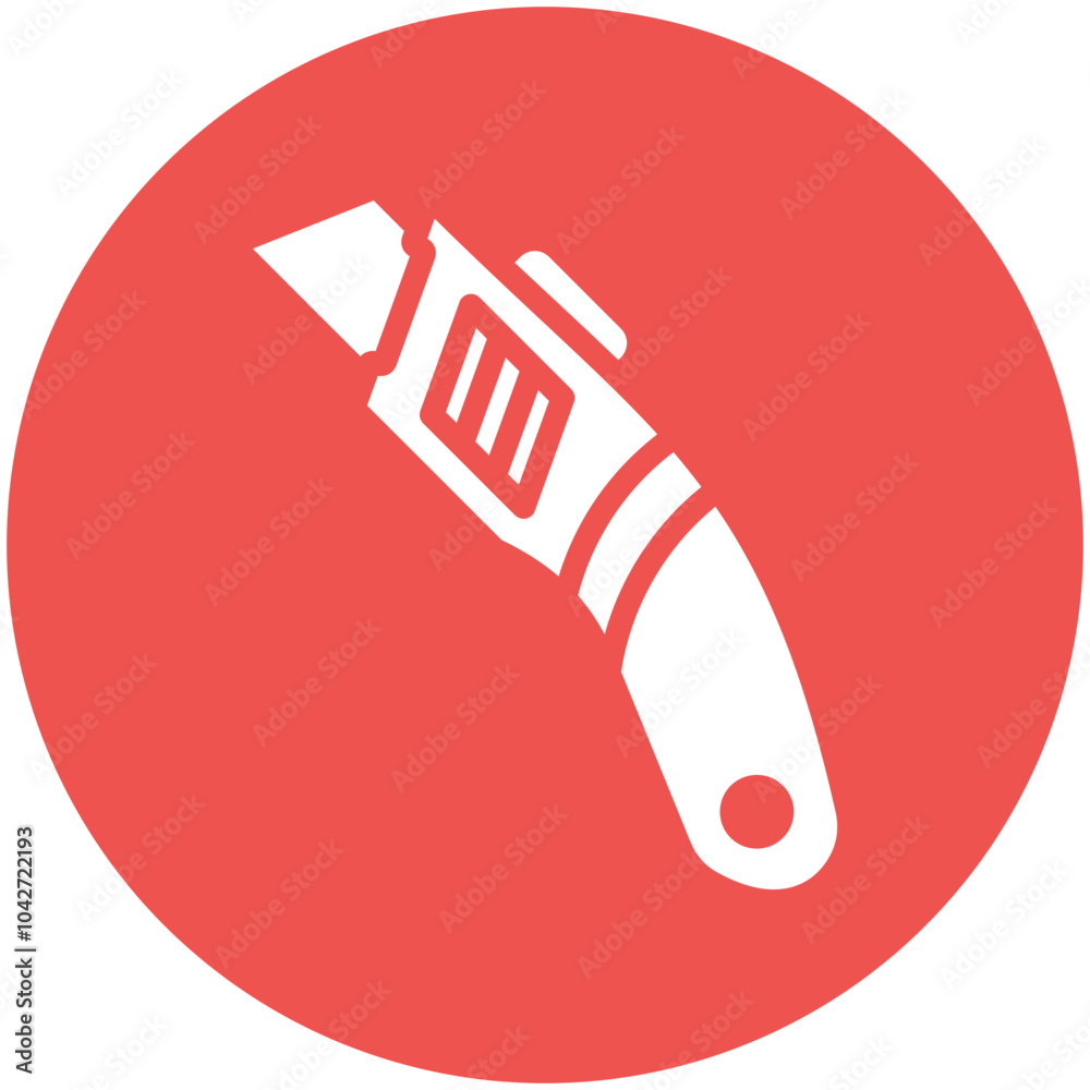 Utility Knife vector icon illustration of Home Improvements iconset. Utility Knife vector icon illustration of Home Improvements iconset.