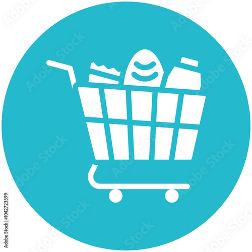 Shopping Items vector icon illustration of Business & Economy iconset.