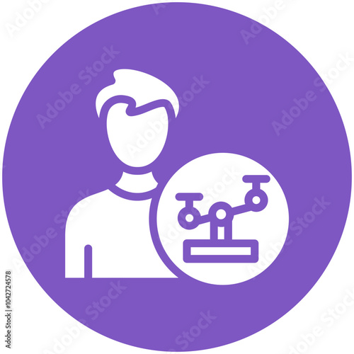 Ethical Responsibility vector icon illustration of Human Resource iconset.