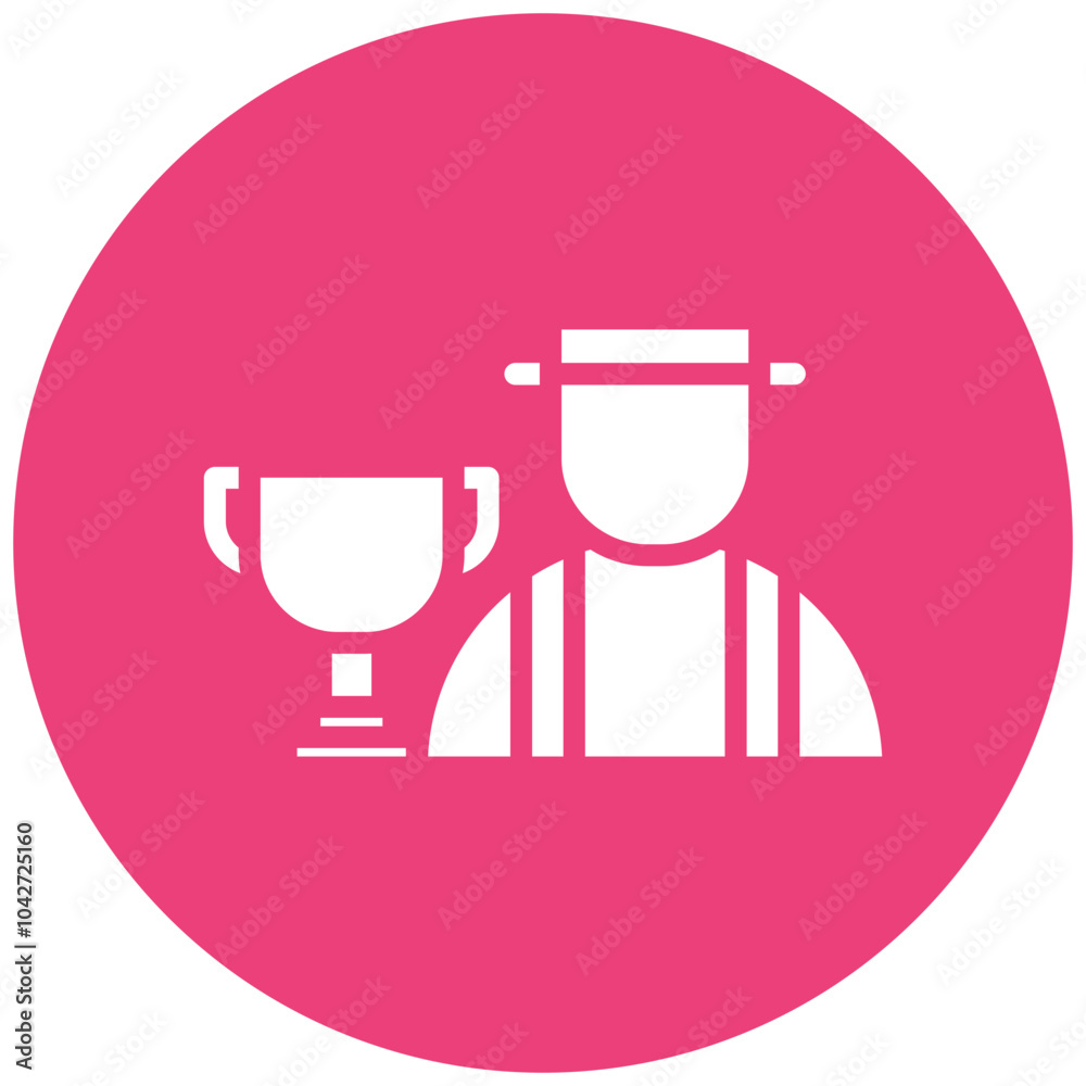 Champion vector icon illustration of Soccer iconset. Champion vector icon illustration of Soccer iconset.