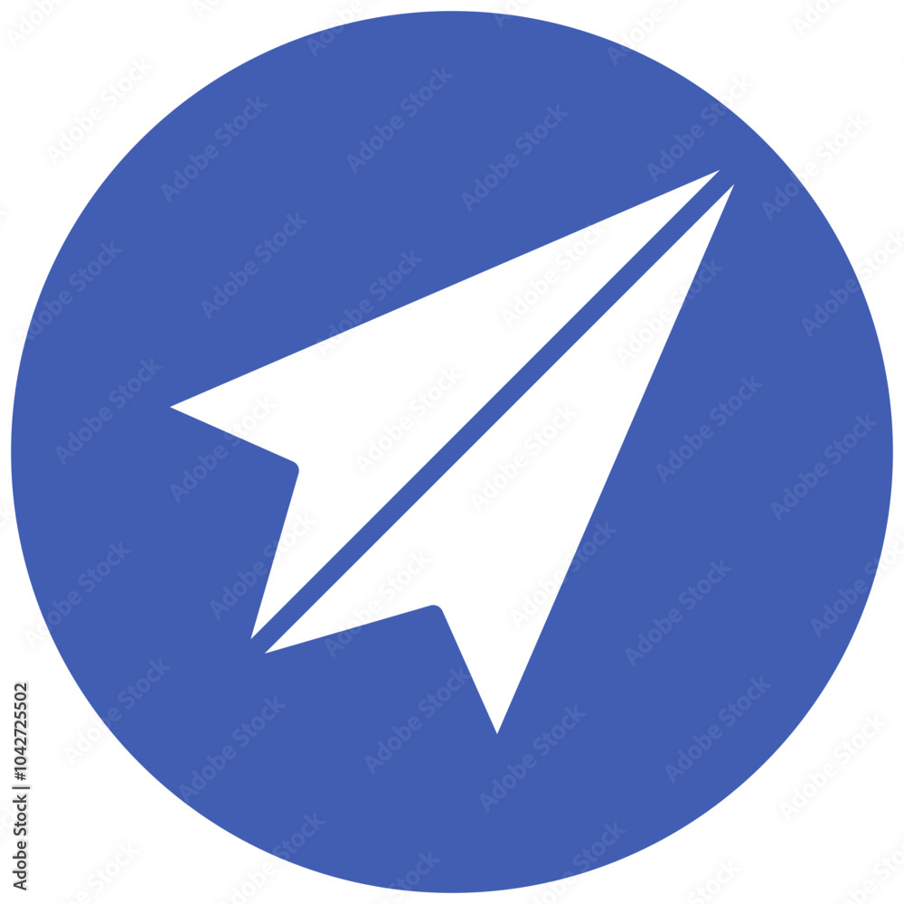 Paper Plane vector icon illustration of Children Toys iconset. Paper Plane vector icon illustration of Children Toys iconset.