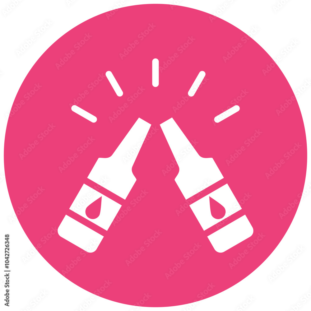 Obraz premium Cheer vector icon illustration of Party and Celebration iconset.