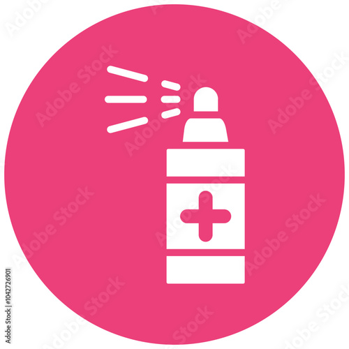 Antiseptic vector icon illustration of Pharmacy iconset.