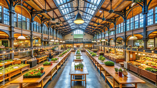 interior of a supermarket