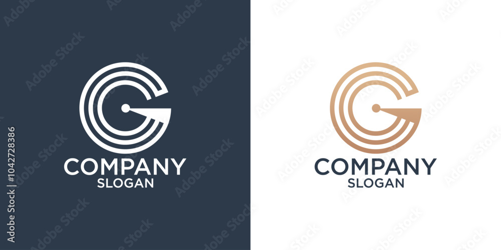 letter g abstract monogram logo design vector letter g abstract monogram logo design vector