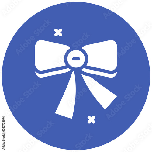 Festive Ribbon vector icon illustration of Festa Junina iconset.