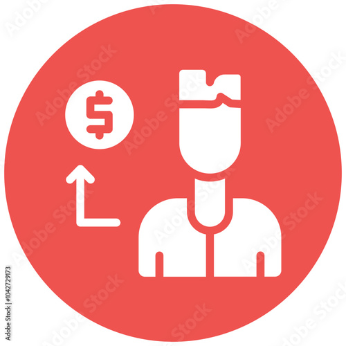 Graft Scheme vector icon illustration of Corruption iconset.