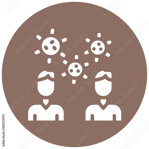 Disease Transmission vector icon illustration of Infectious Diseases iconset.