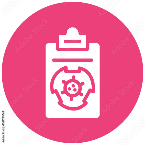 Disease Surveillance vector icon illustration of Infectious Diseases iconset.
