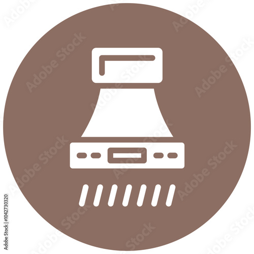 Fume Hood vector icon illustration of Lab iconset.