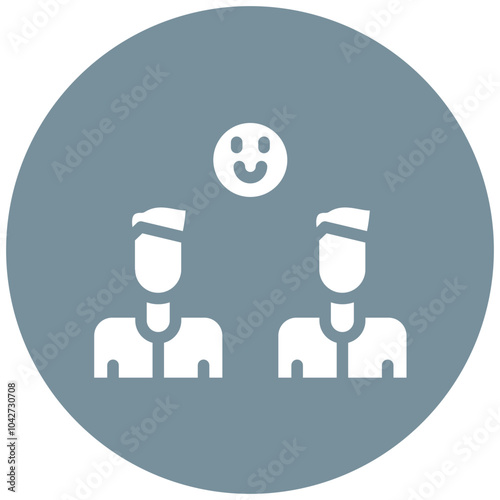Bro vector icon illustration of Friendship iconset.