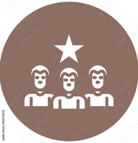 Market Leadership vector icon illustration of Business Analytics iconset.