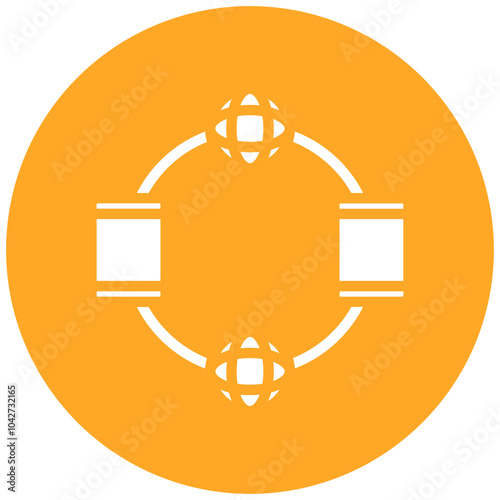 Network Connectivity vector icon illustration of Networking iconset.