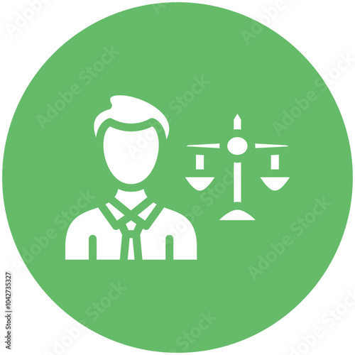 Countersuit vector icon illustration of Law & Legislation iconset.