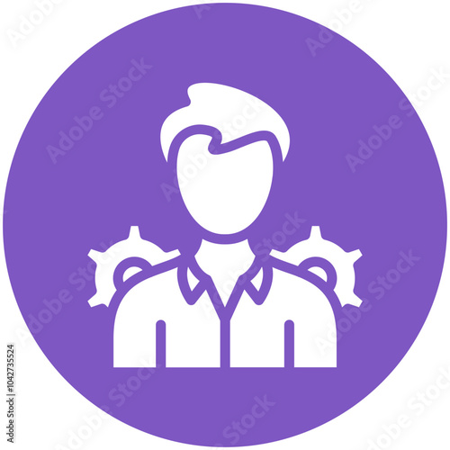 Administration vector icon illustration of Law & Legislation iconset.