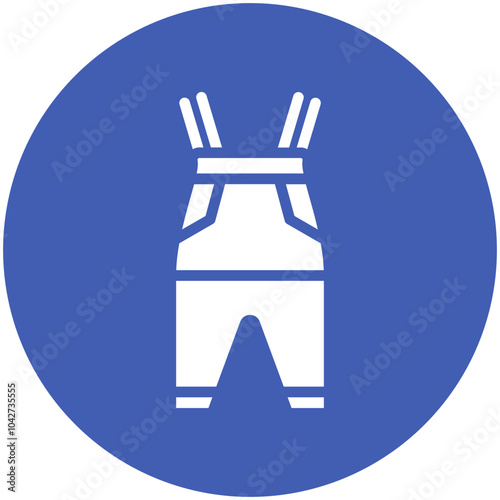 Waders vector icon illustration of Fishing iconset.