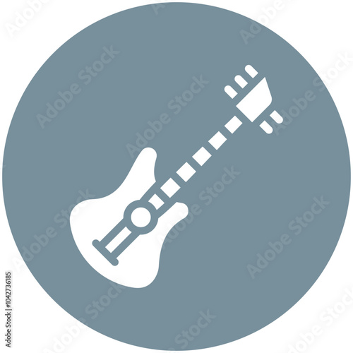 Bass vector icon illustration of Fishing iconset.