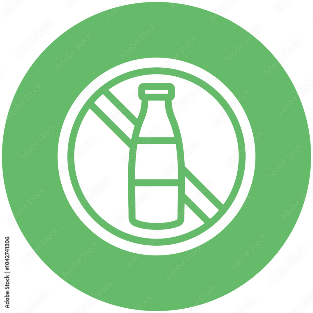 Lactose Free vector icon illustration of Catering iconset. Lactose Free vector icon illustration of Catering iconset.