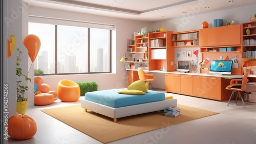 3D-Model Cartoon Character Pose