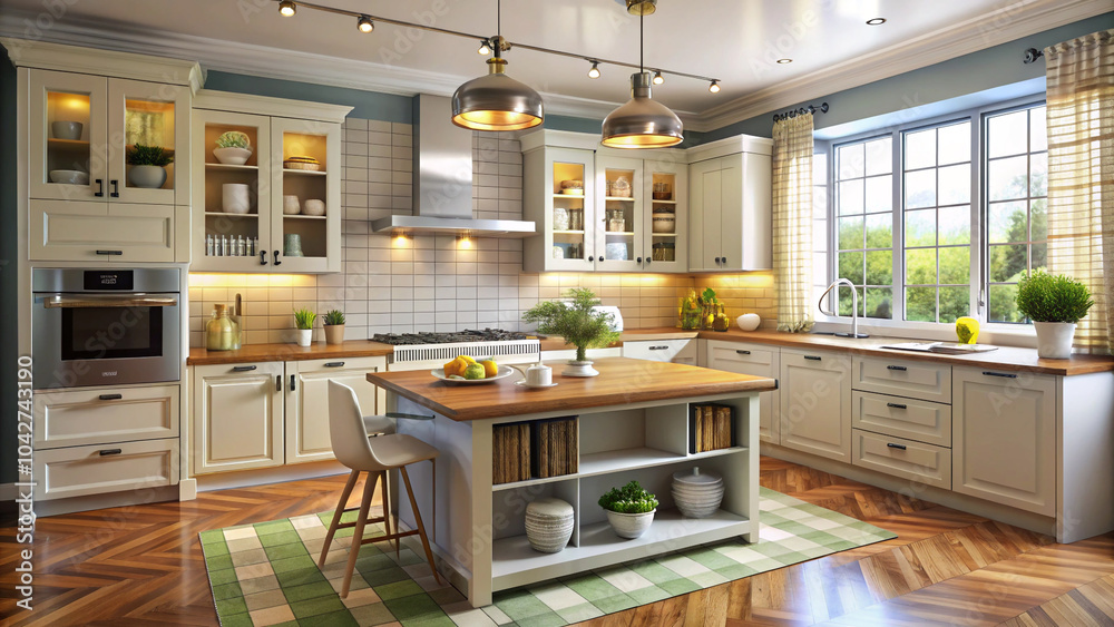 modern kitchen interior with kitchen furniture modern kitchen interior with kitchen furniture