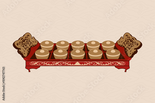 Gamelan bonang traditional music
