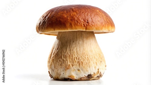 Delicious forest mushroom isolated on white background