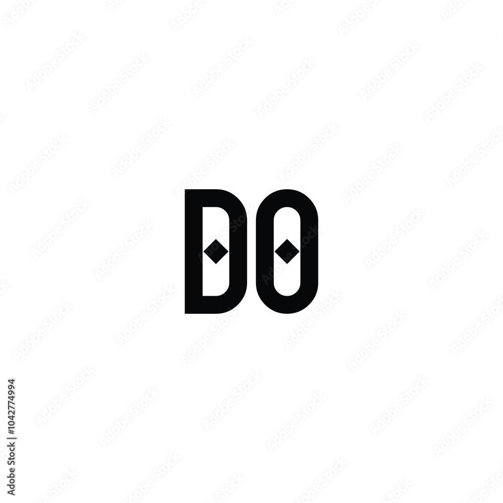 DO monogram logo design letter text name symbol monochrome logotype alphabet character simple logo DO monogram logo design letter text name symbol monochrome logotype alphabet character simple logo