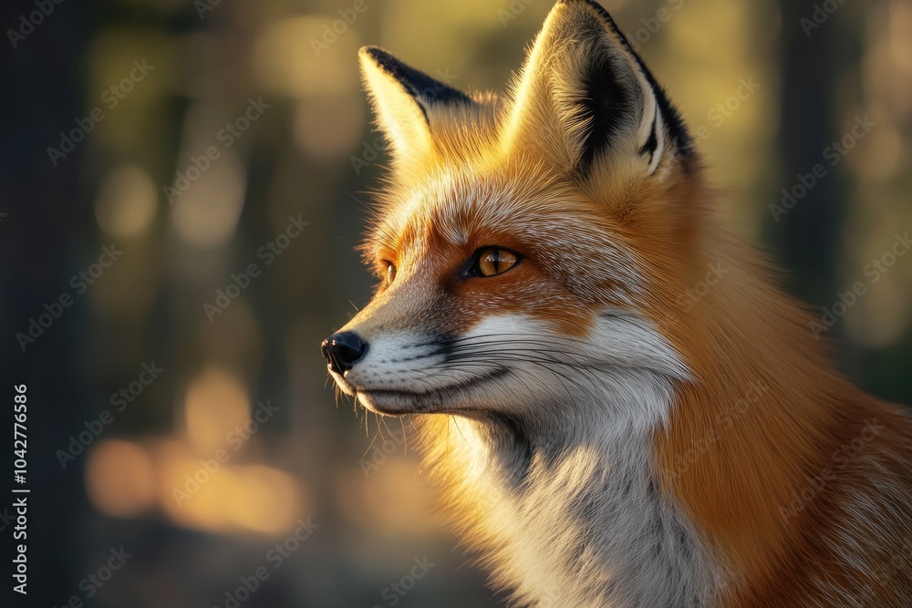 A close-up of a fox in a natural setting, showcasing its striking features and fur. A close-up of a fox in a natural setting, showcasing its striking features and fur.