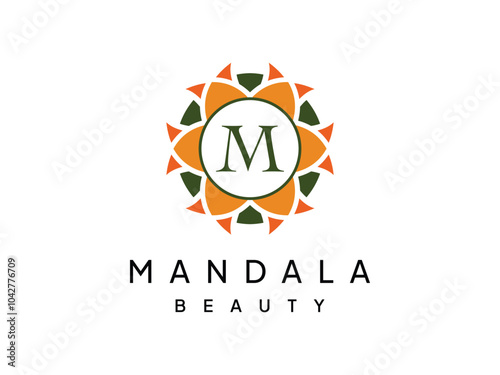 
Circle pattern petal Flower Mandala Vector logo template illustration. Colorful template for spiritual retreat or yoga studio, Ornamental business cards, vintage luxury, ornamental decoration