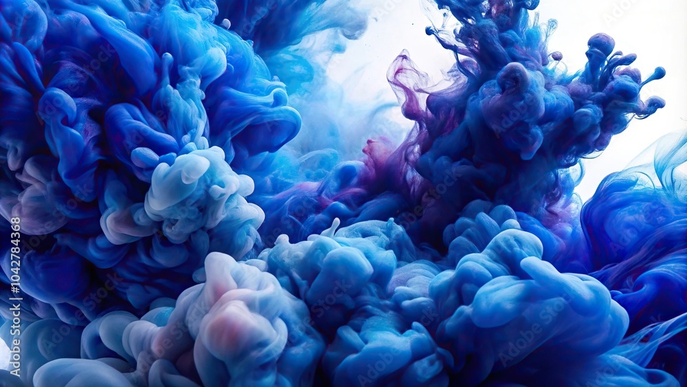 Dynamic indigo ink textures ideal for artistic themes Dynamic indigo ink textures ideal for artistic themes