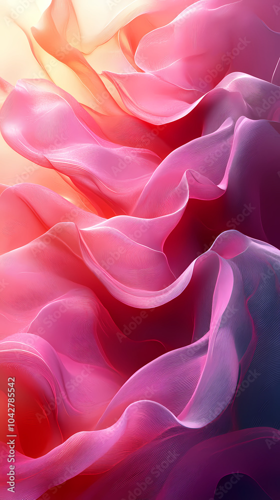 Obraz premium abstract background .blue and pink gradation. circle effect style.