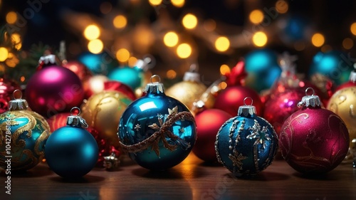 Christmas Ornament Glow - Low Light Photography