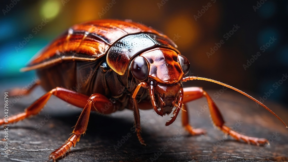 Cockroach Illustration - Pest Control, Bug Design, Insect Graphic Cockroach Illustration - Pest Control, Bug Design, Insect Graphic