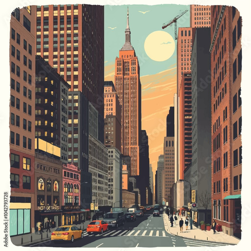 city skyscrapers