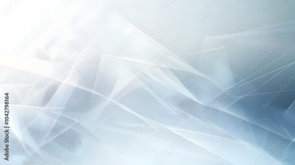 Obraz premium Minimalistic Geometric News Report Background with Soft Blue Tones and Large Space for Text