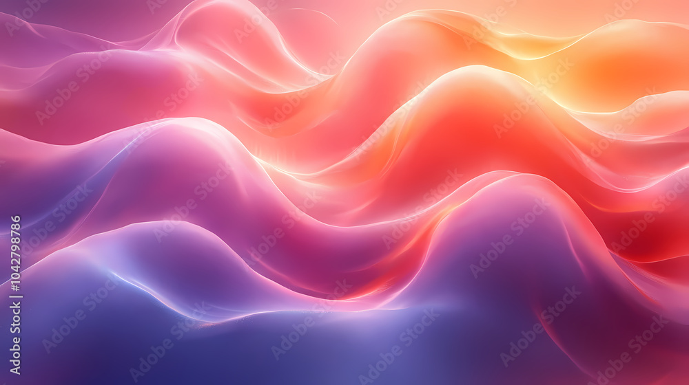 Fototapeta premium Wave Abstract Background. For Your Design Wallpapers Presentation.