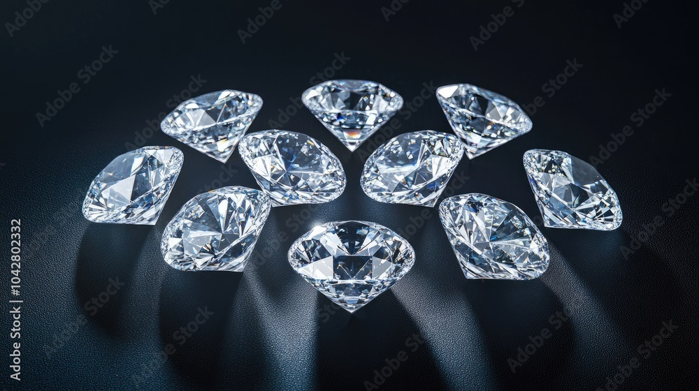 Flawless Diamonds Arranged in Symmetry Flawless Diamonds Arranged in Symmetry