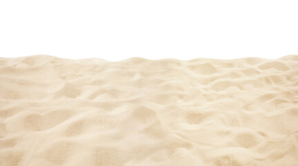 White soft smooth sand beach background.die cut