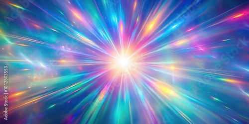 Iridescent flare style wallpaper format aerial background