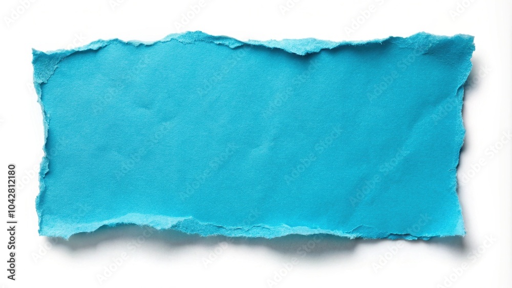 Obraz premium Isolated torn paper with transparent background at a tilted angle
