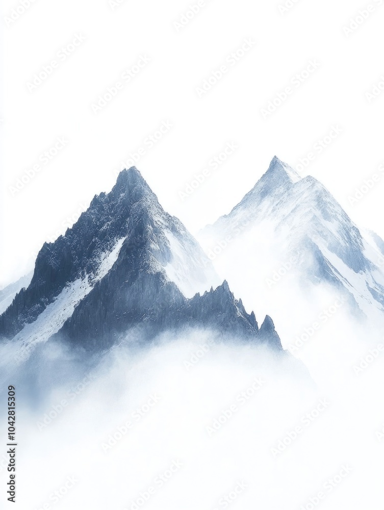 Obraz premium Snow-covered Mountains