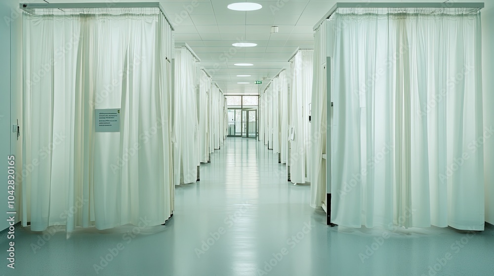 Naklejka premium Difficult Times for Hospitals During the Pandemic