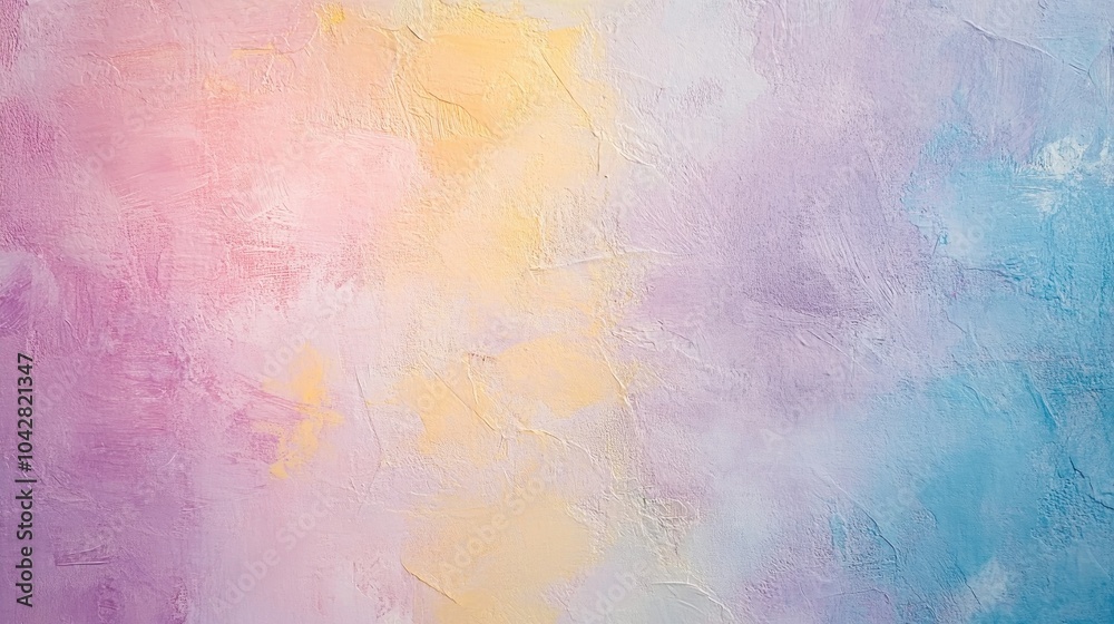 Fototapeta premium Soft Pastel Painted Wall with Texture