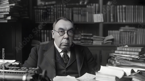 Snapshot of History: Engrossed J.B. Priestley behind the Scenes - A Reverie of Literature in progress