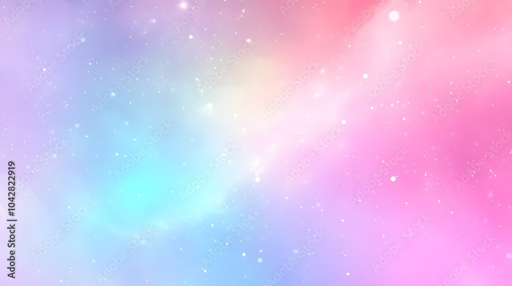 Abstract pastel clouds in pink, blue, and purple tones, creating a dreamy and ethereal atmosphere with twinkling stars.. Abstract pastel clouds in pink, blue, and purple tones, creating a dreamy and ethereal atmosphere with twinkling stars..